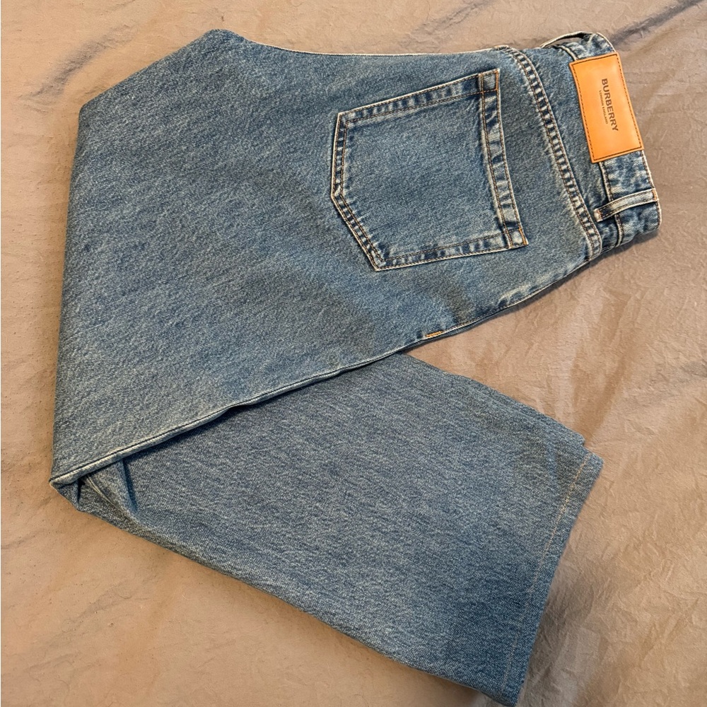 Burberry Light Blue Relaxed Jeans
